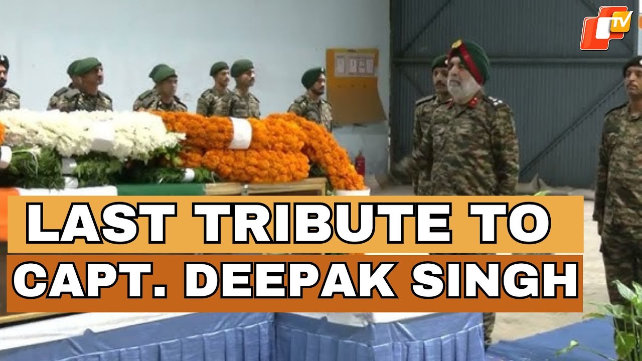 Army, Uttarakhand CM Pay Solemn Tribute To Captain Deepak Singh Who Was Killed In Doda Encounter