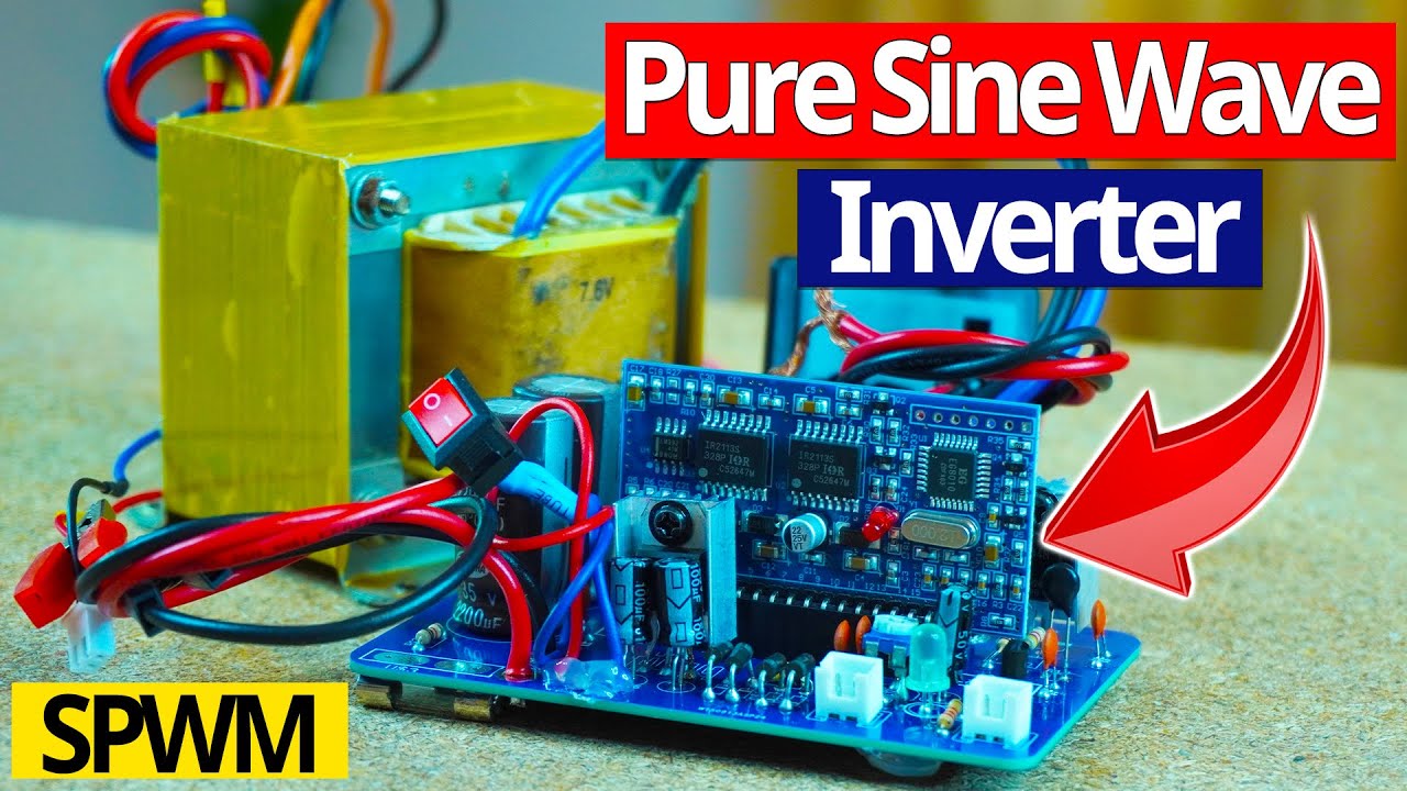DIY Pure Sine Wave Inverter Making At Home | SPWM IPS EGS002 | IPS/UPS