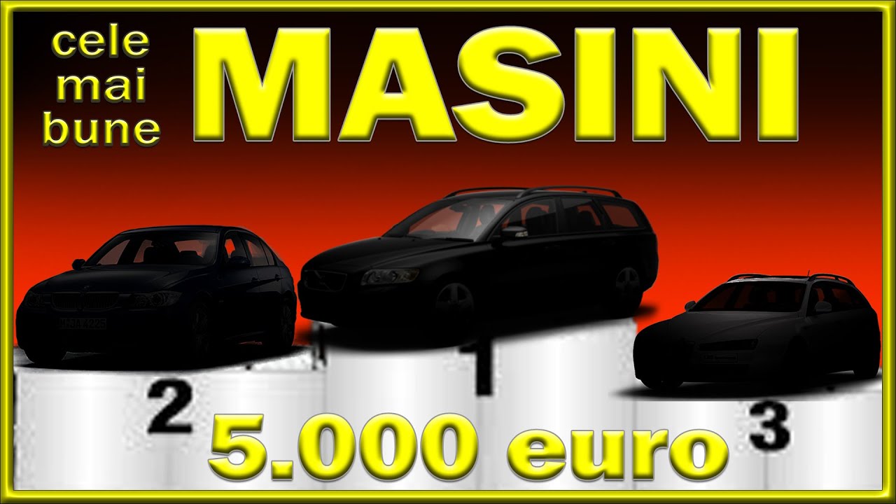 Cele mai Bune MAȘINI la 5.000 euro în 2024