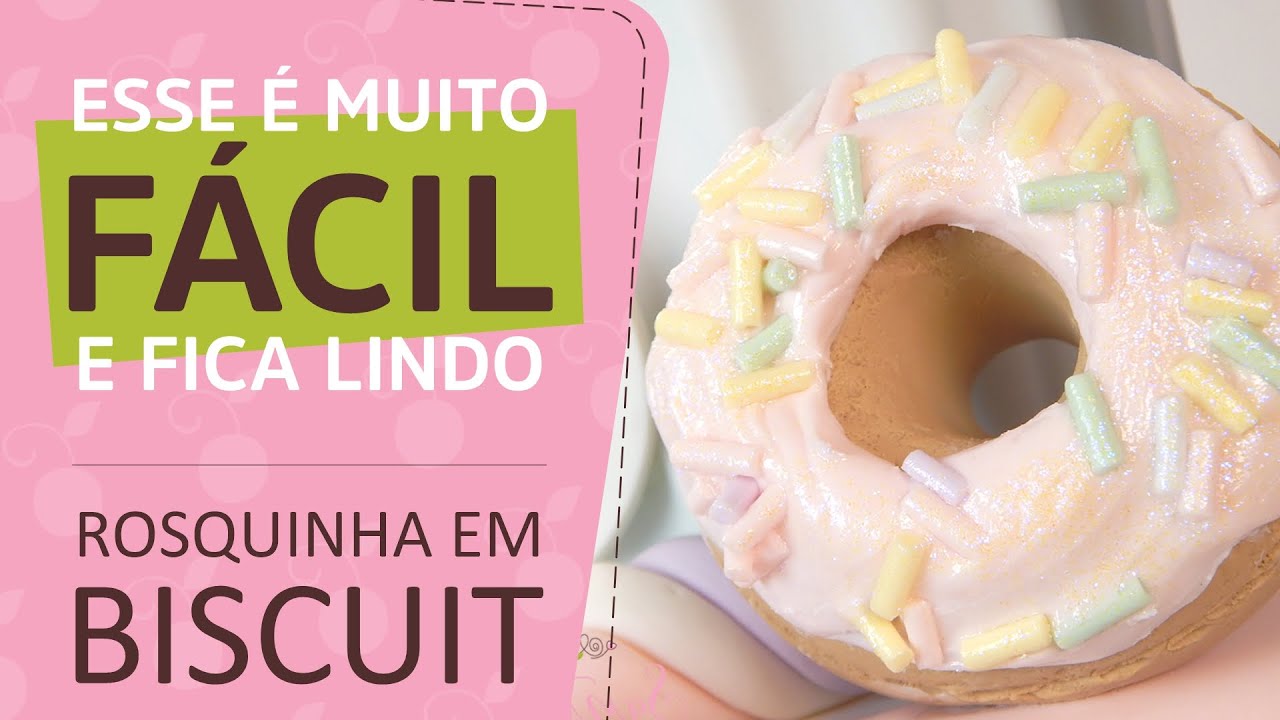 DONUT EM BISCUIT FÁCIL E RÁPIDO - SANTA FÉ CAKES