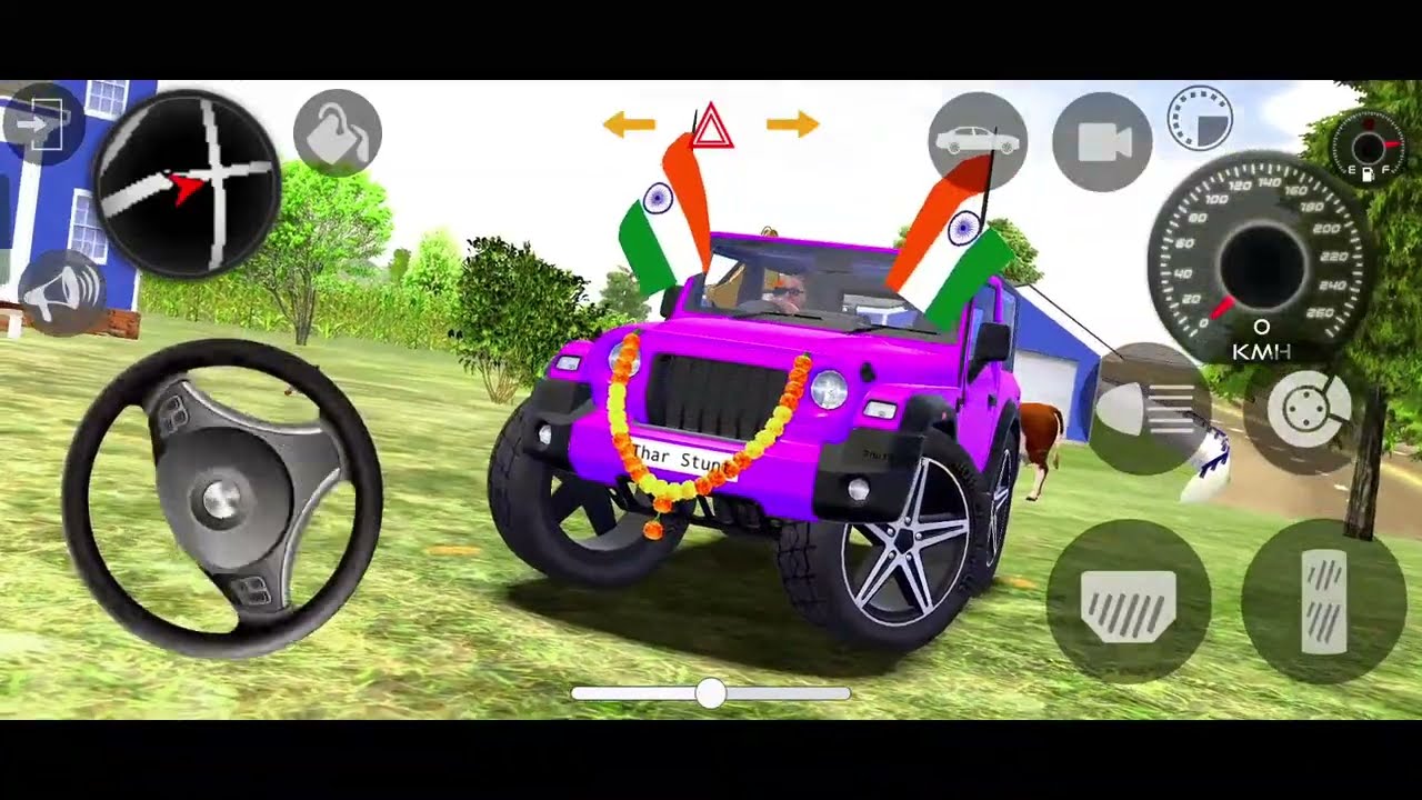 Dollar (Song) Modified Mahindra Thar😈 || Indian Car Simulator 3D || Android Gameplay Cars 3D #Games