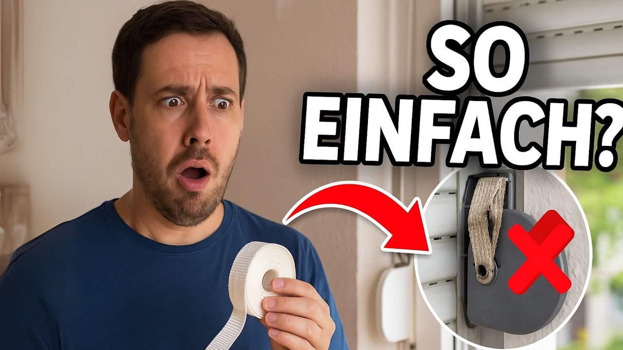 Rollladengurt wechseln leicht gemacht &ndash; Schritt-f&uuml;r-Schritt Anleitung f&uuml;r Anf&auml;nger!