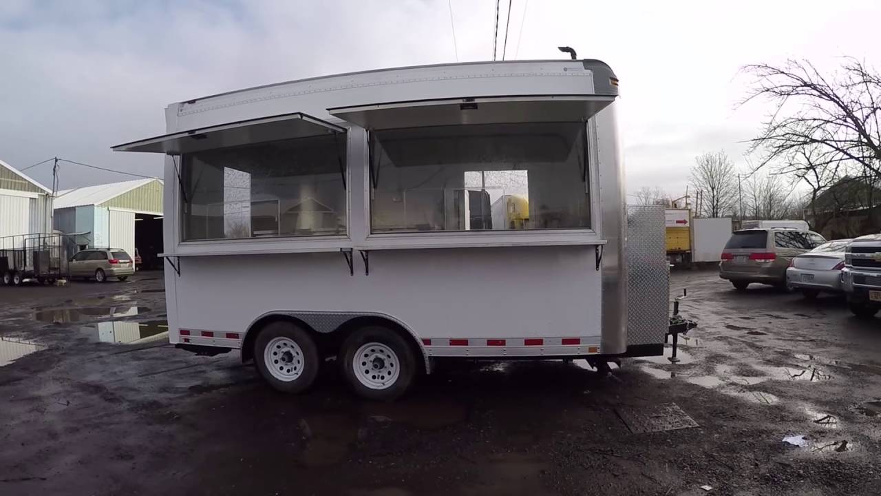 Custom Built 16FT Food Trailers with Generator on-board