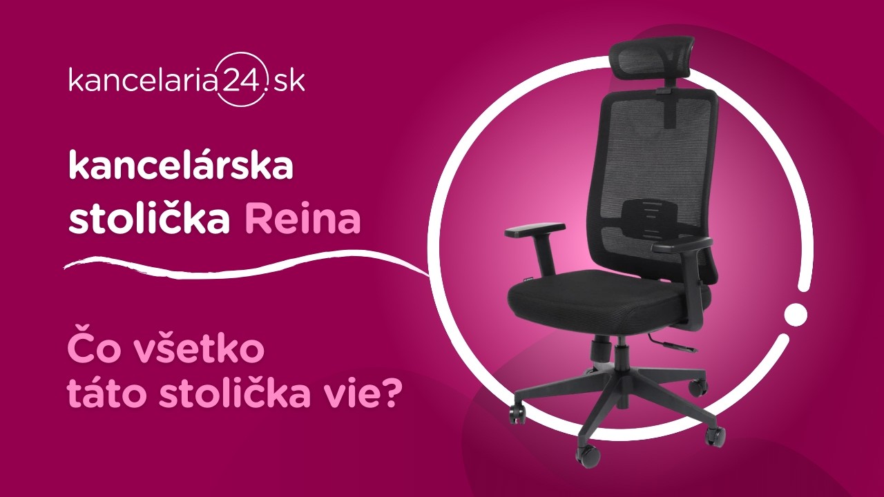 kancelaria24.sk | Kancelárska stolička Reina: Čo všetko táto stolička vie?