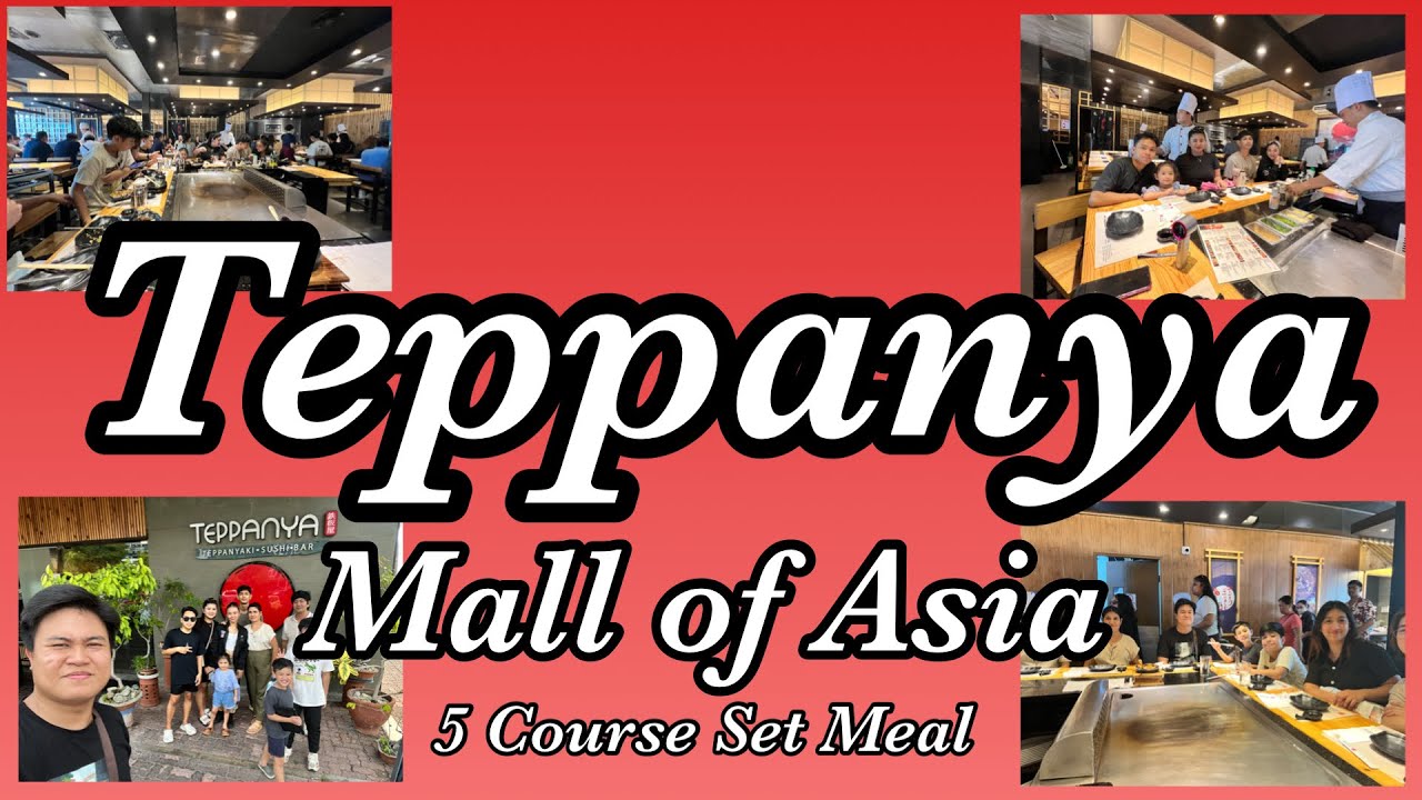 Teppanya (MOA) 5 Course Set Meal Full Experience - | Paolo Mateo Tv |