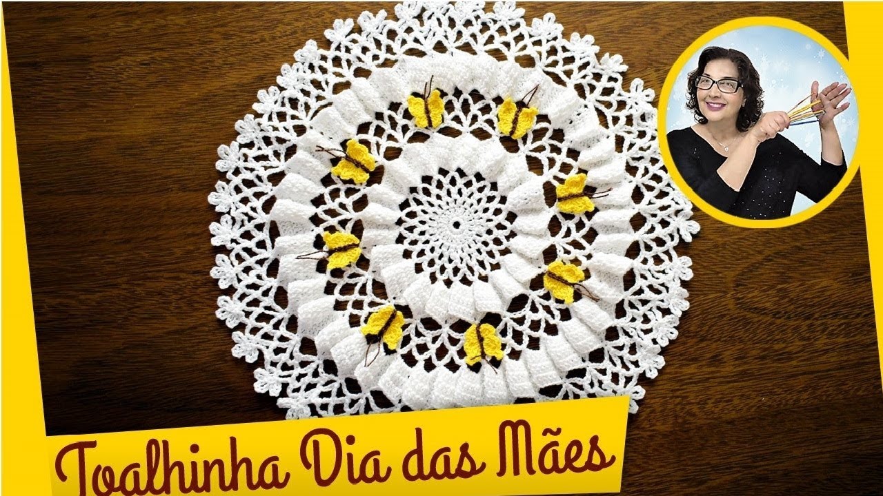 Como fazer toalhinha de crochê