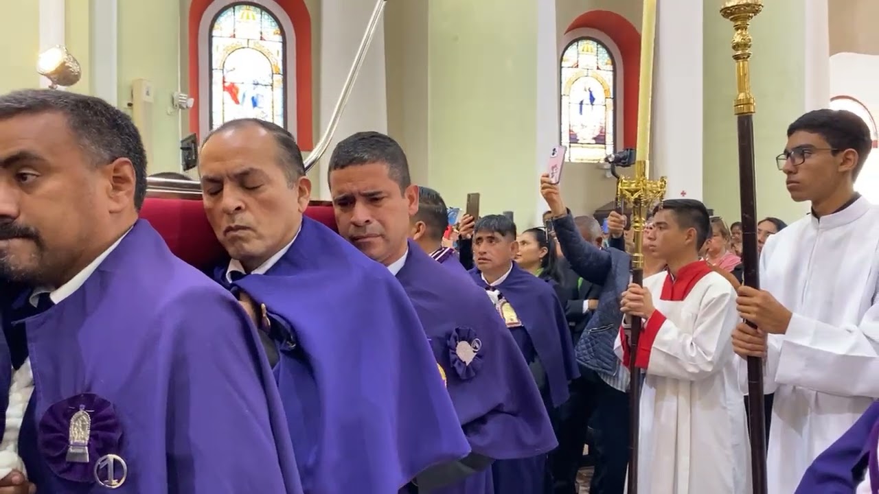 SEÑOR DE LOS MILAGROS DE LA PARROQUIA SANTA MARIA CATEDRAL CHICLAYO -18 10 2024