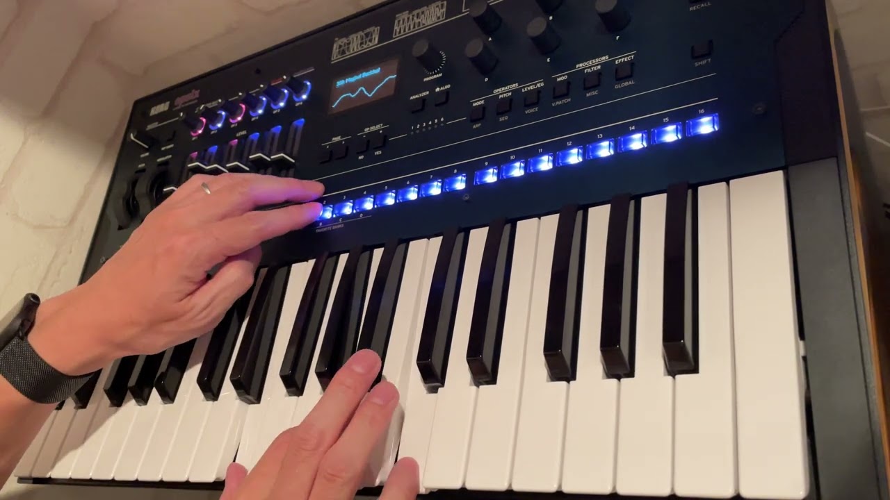 アウトラン / Magical Sound Shower をKORG opsixで弾いてみた