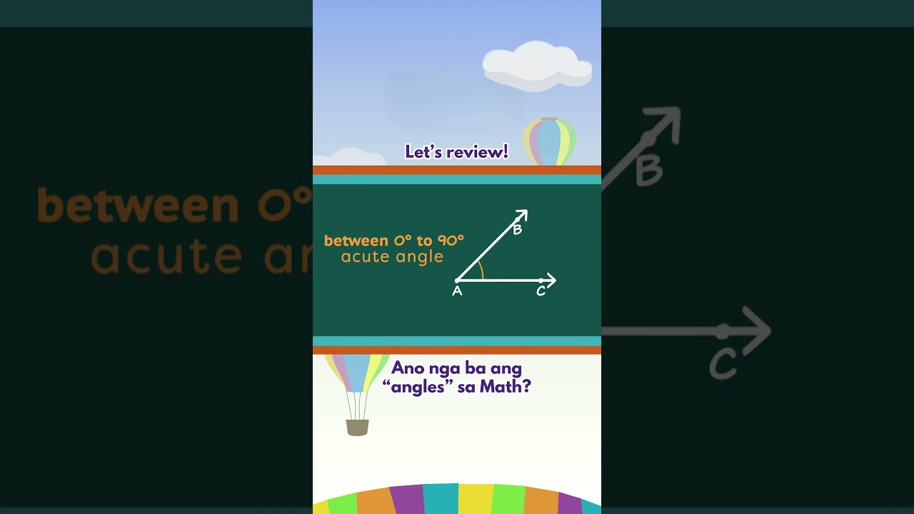 Ano nga ba ang angles sa Math? 