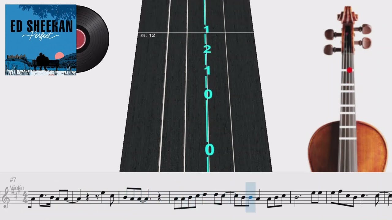 Perfect | Violín 🎻 Play Along | TUTORIAL | TABLATURA