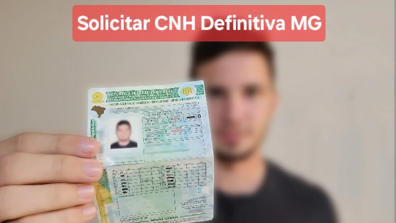Solicitar CNH definitiva - DETRAN MG
