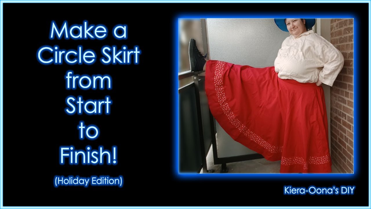 Holiday Circle Skirt * Learn how to make one!