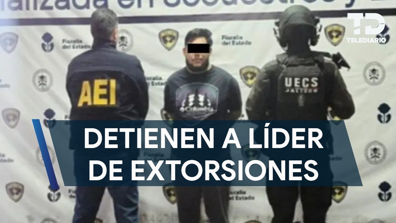 Capturan en Zapopan a presunto líder de extorsiones en Jalisco y Baja California