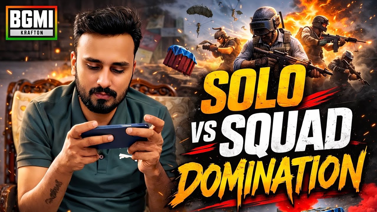 Solo Vs Squad Domination | Draxytislive 