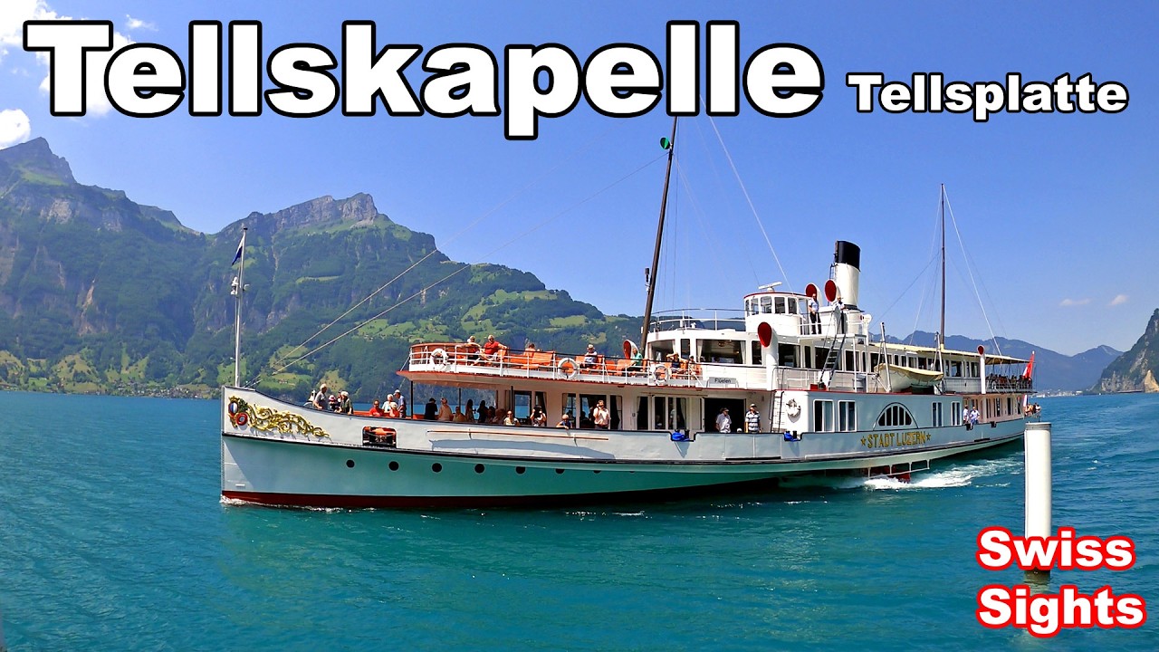 Tellskapelle, Tellsplatte Lake Lucerne Uri Switzerland 4K