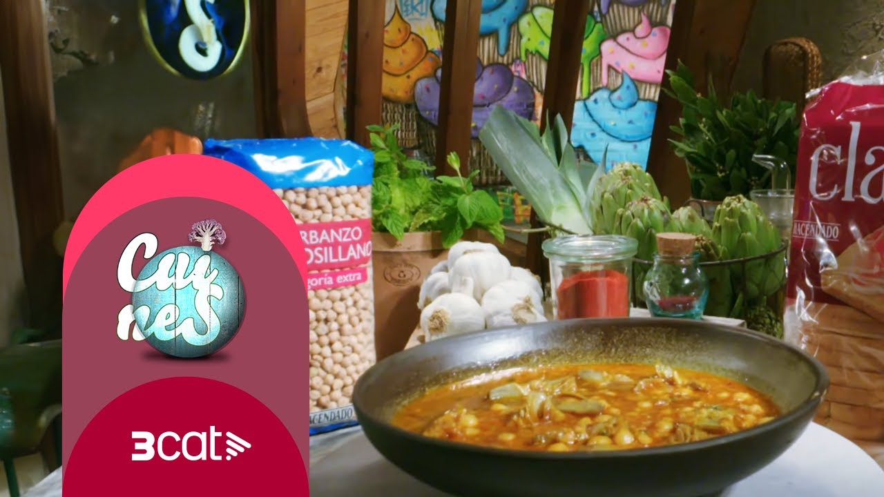 Estofat de cigrons amb carxofes | Cuines