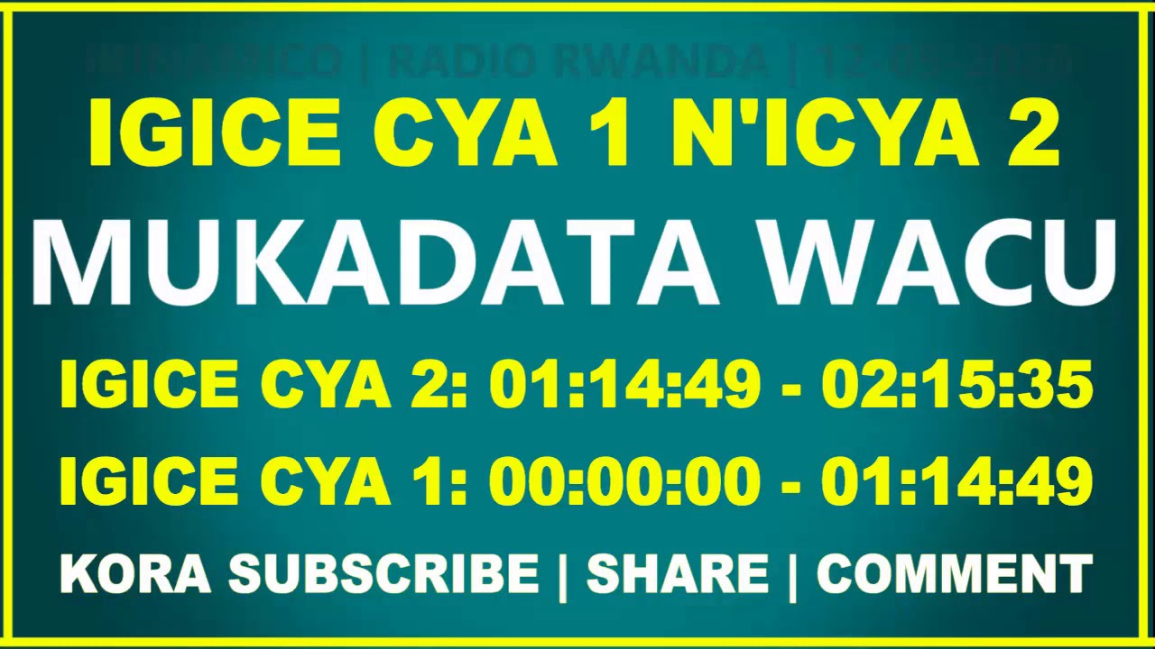 Mukadata Wacu Igice cya 2 | Ikinamico Nshyashya ya 2020