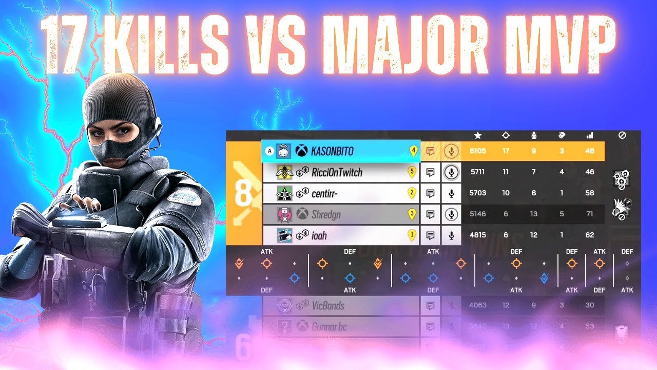DROPPING 17  KILLS VS R6 MAJOR MVP IN $25,000 CONSOLE PRO LEAGUE TOURNEY