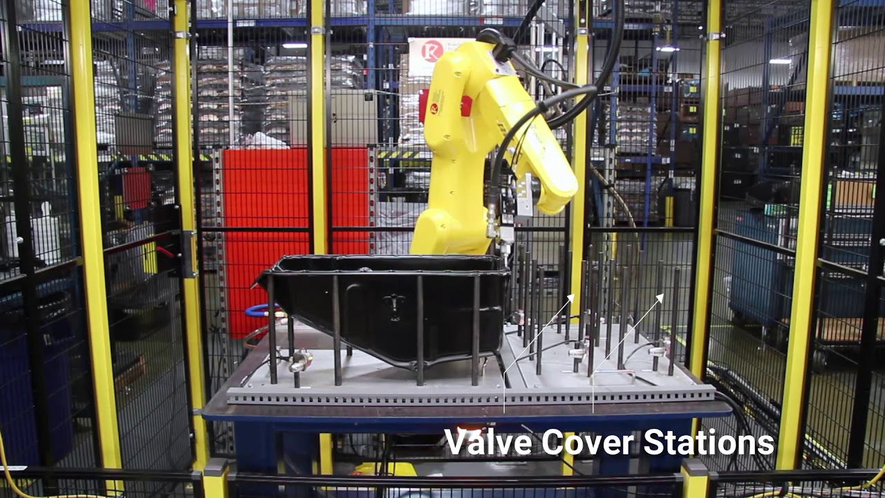 Engine Gasket Sealant System Gluing Fanuc LR Mate GRACO PCF RTV - RTSS