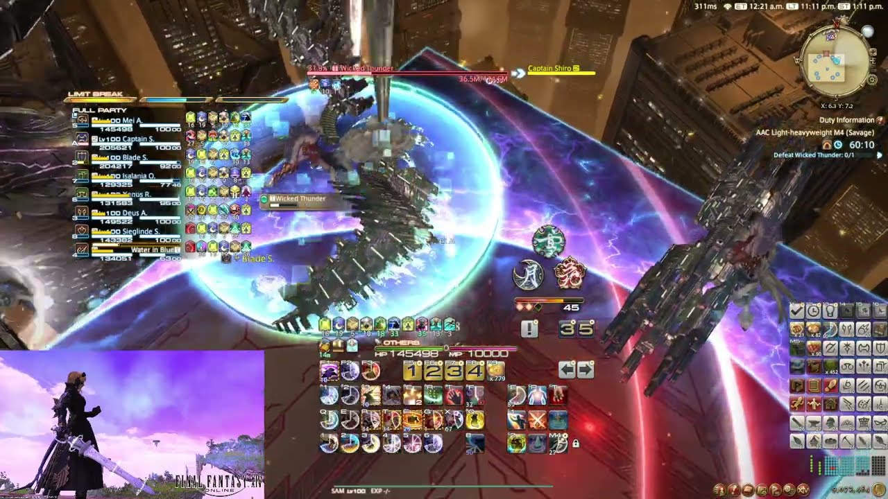 【FF14】M4S / AAC Light-heavyweight M4 (Savage) Clear (SAM D2 POV)
