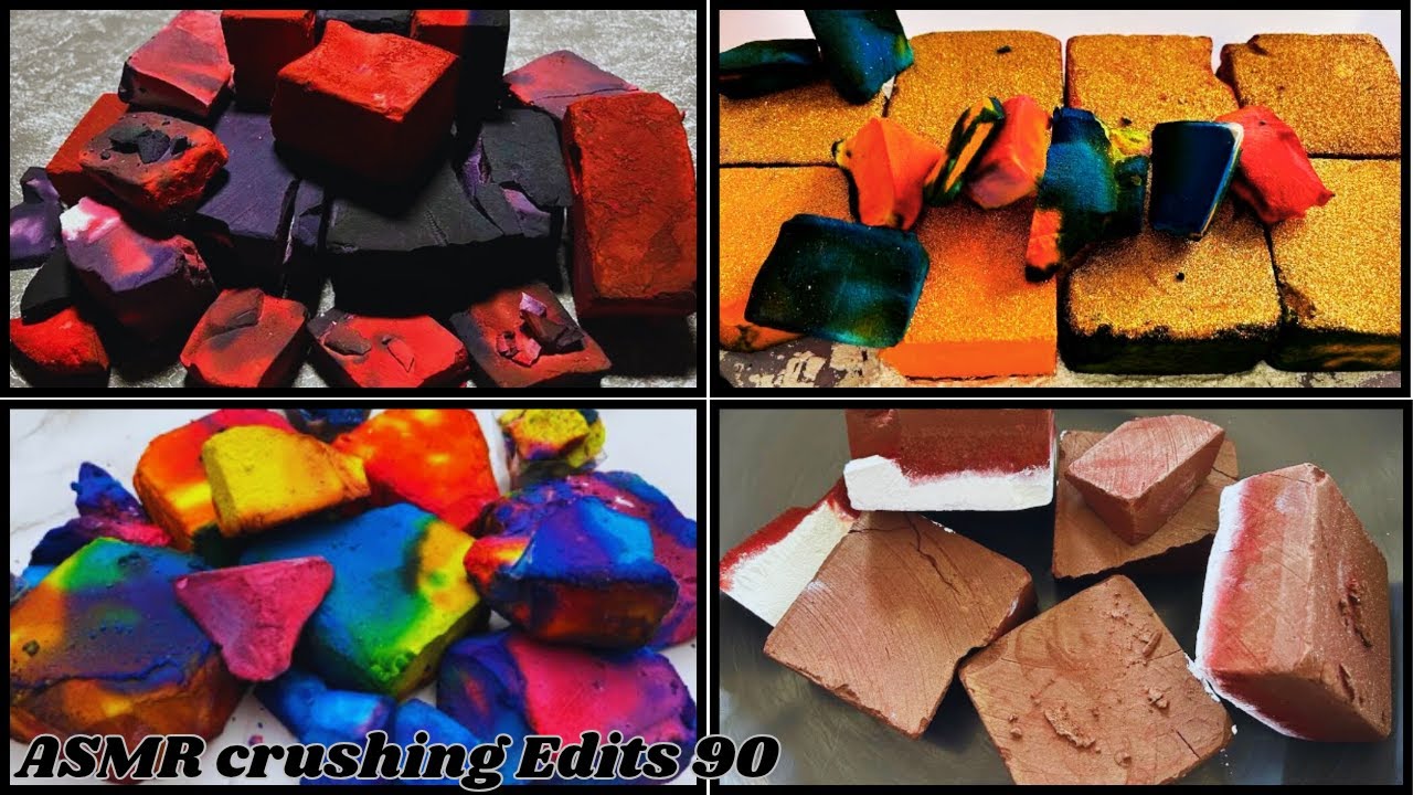 Dyed BSN Dusty Flakey Powdery Gym Chalk | Gym Chalk Asmr | Gym Chalk Edits | Oddly Satisfying
