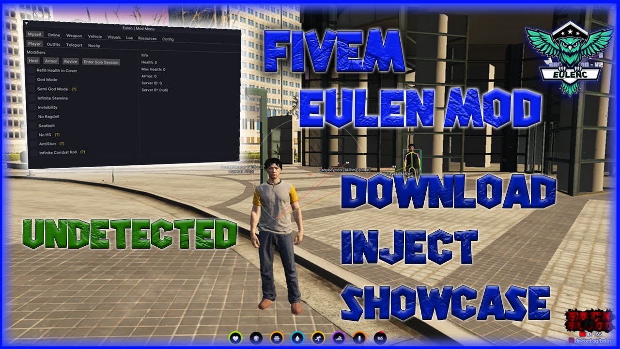 FiveM EULEN - MODMENU / DOWNLOAD INJECT & SHOWCASE *BEST FIVEM MODMENU* |  [PC/FiveM]