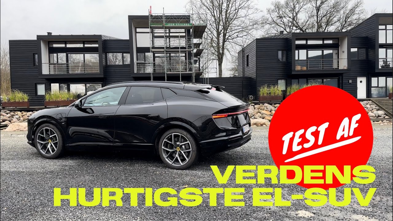 Test kørsel af verdens hurtigste dual motor el-SUV
