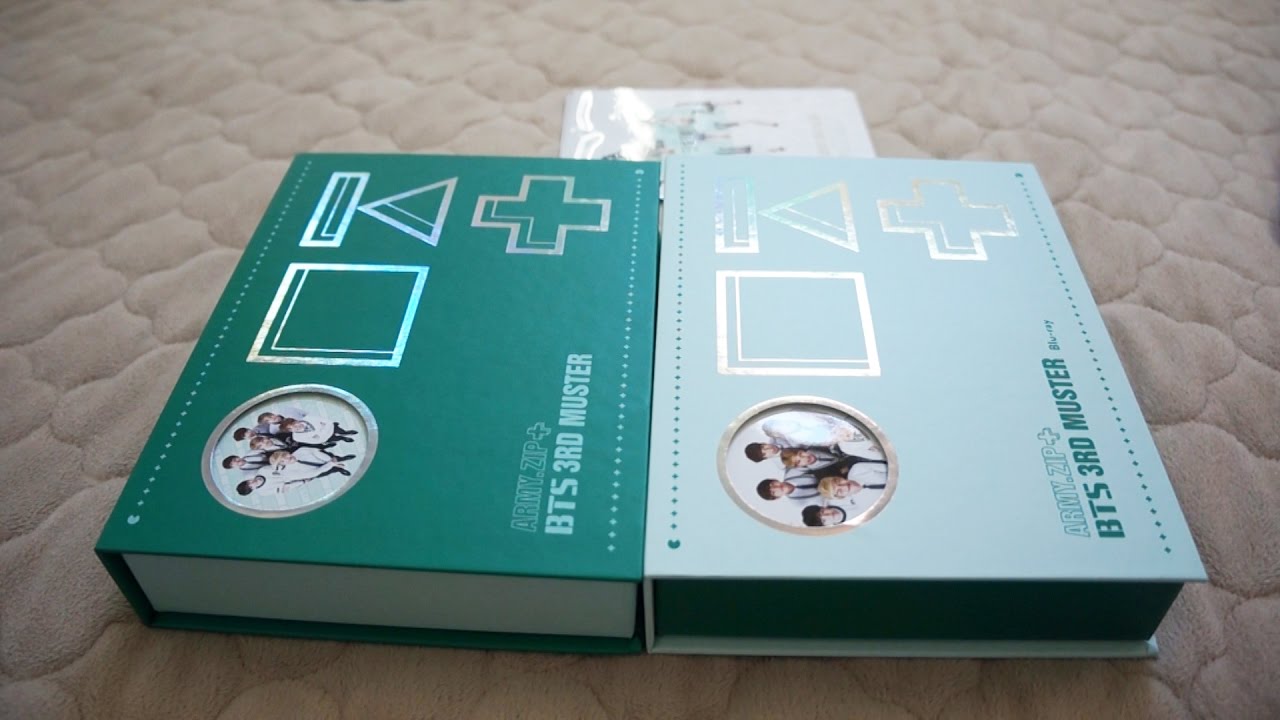 [UNBOXING] BTS 3rd Muster DVD + Bluray