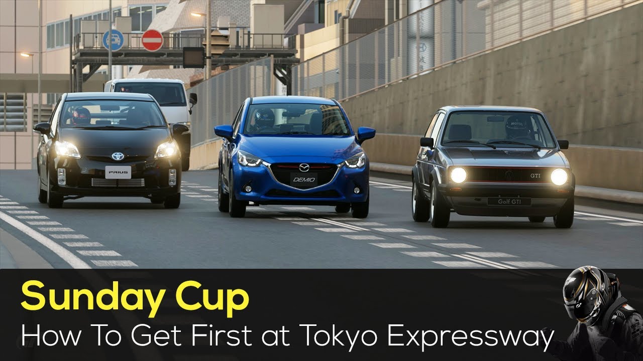 How To Get First in the Sunday Cup race at Tokyo Express in a Realistic Car (HARD) - #granturismo7