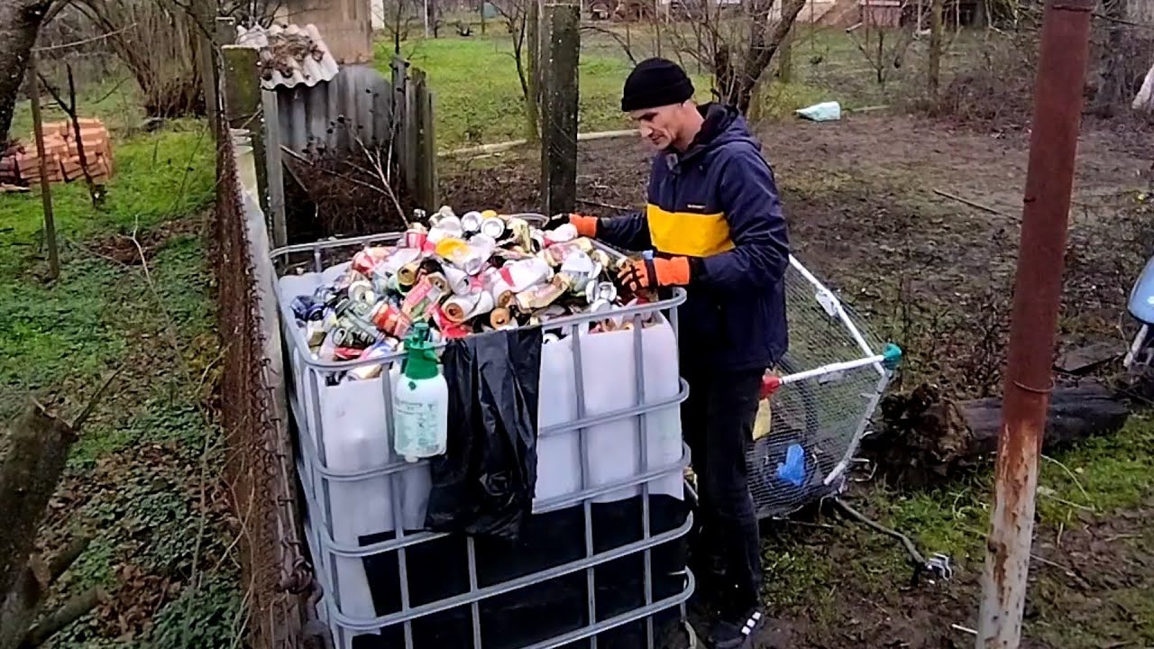 Сколько можно заработать на сборе алюминиевых банок ?