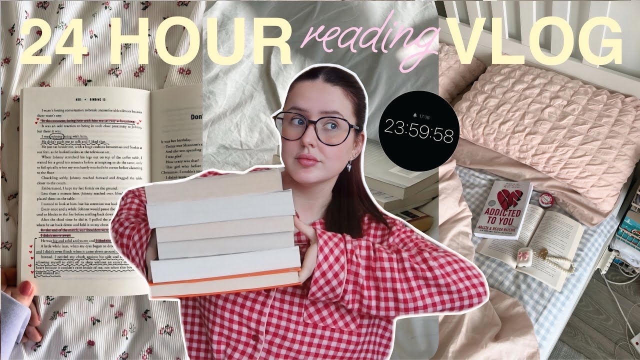 Я попыталась читать 24 часа 📖⭐️ (прочитала 5 книг!)