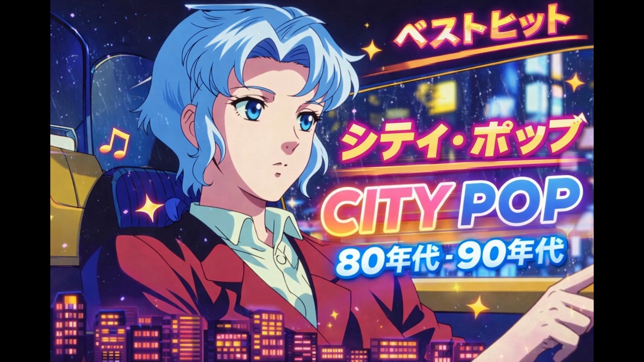 80s Japanese City Pop Mix 🌃 Tokyo Night Drive | Nostalgic Summer & Midnight Love (1:30)