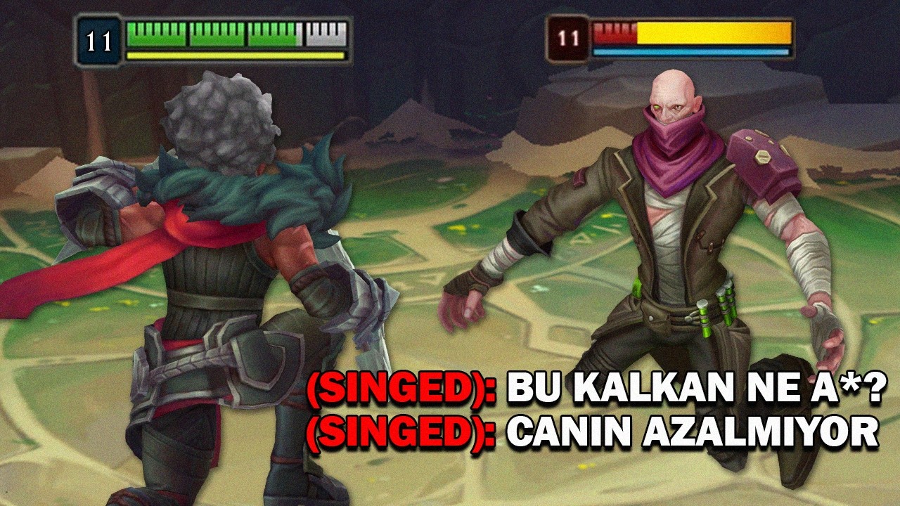 YENİ EKLENTİ AMBESSA'DA AŞIRI BOZUK! HER YETENEK = KALKAN | LOL ARENA | Zegabon