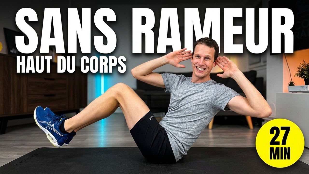 SANS Rameur : Haut du corps intense (27 Minutes)