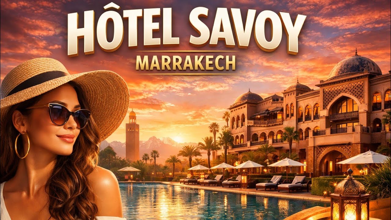 Savoy le grand Hôtel Marrakech à 43°C 