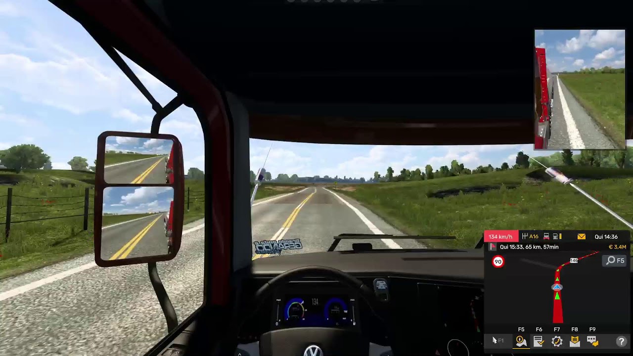 Euro Truck Simulador 2 #  Explorando o Mapa EAA ETS2