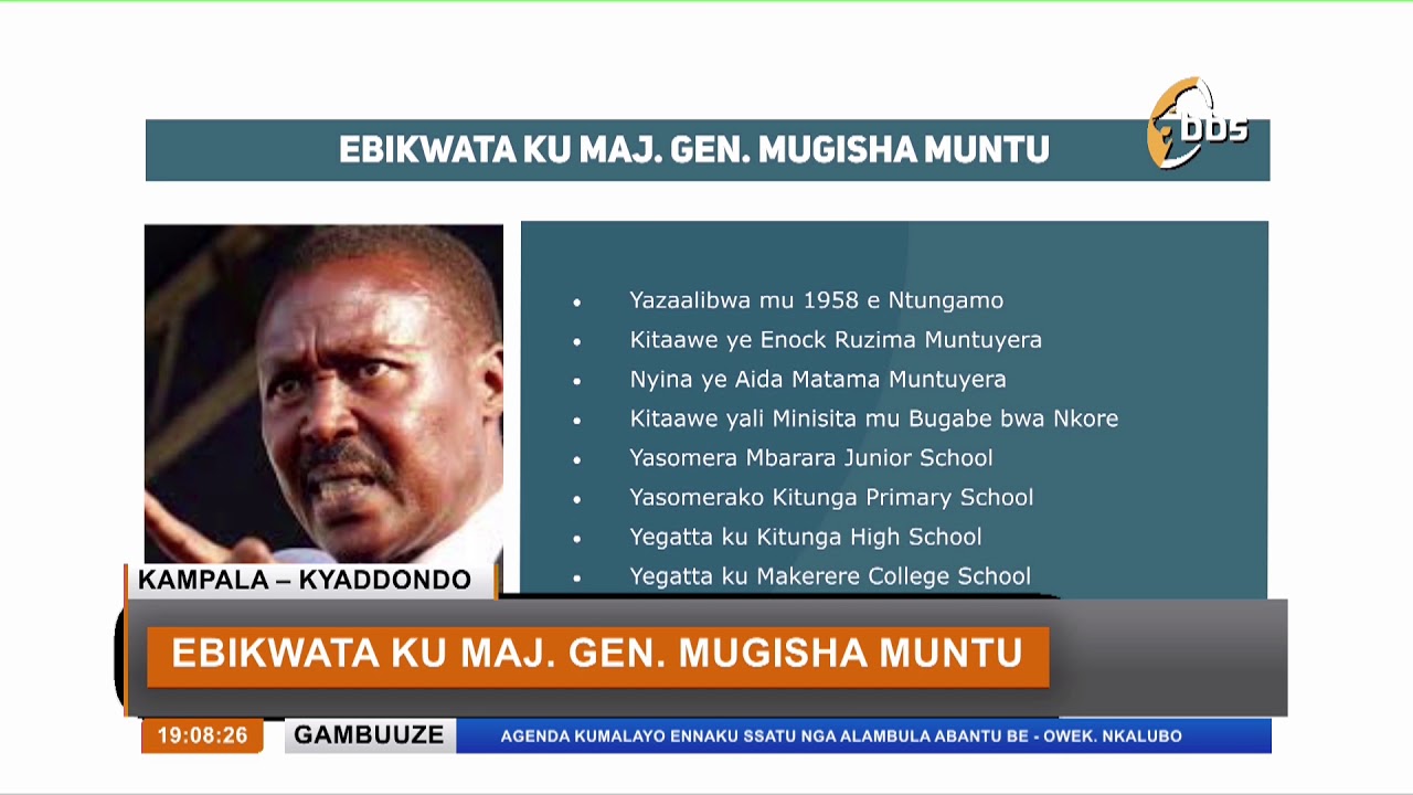 Ebikwata ku Gen Mugisha Muntu