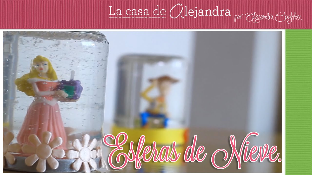 Esferas de Nieve - DIY - Snow Globes