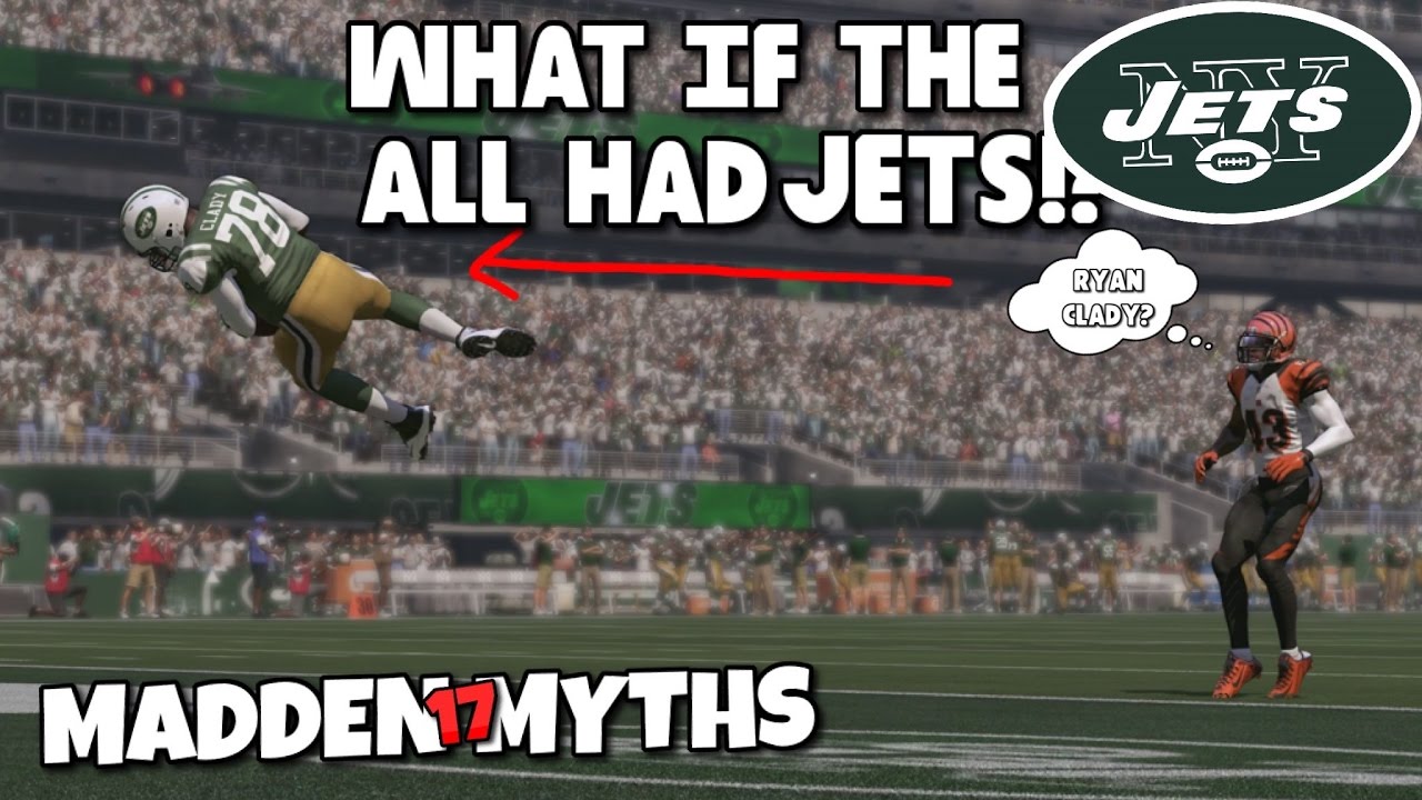 WHAT IF THE NEW YORK JETS ALL HAD JETS (99 speed)?? Madden 17 Mythbusters