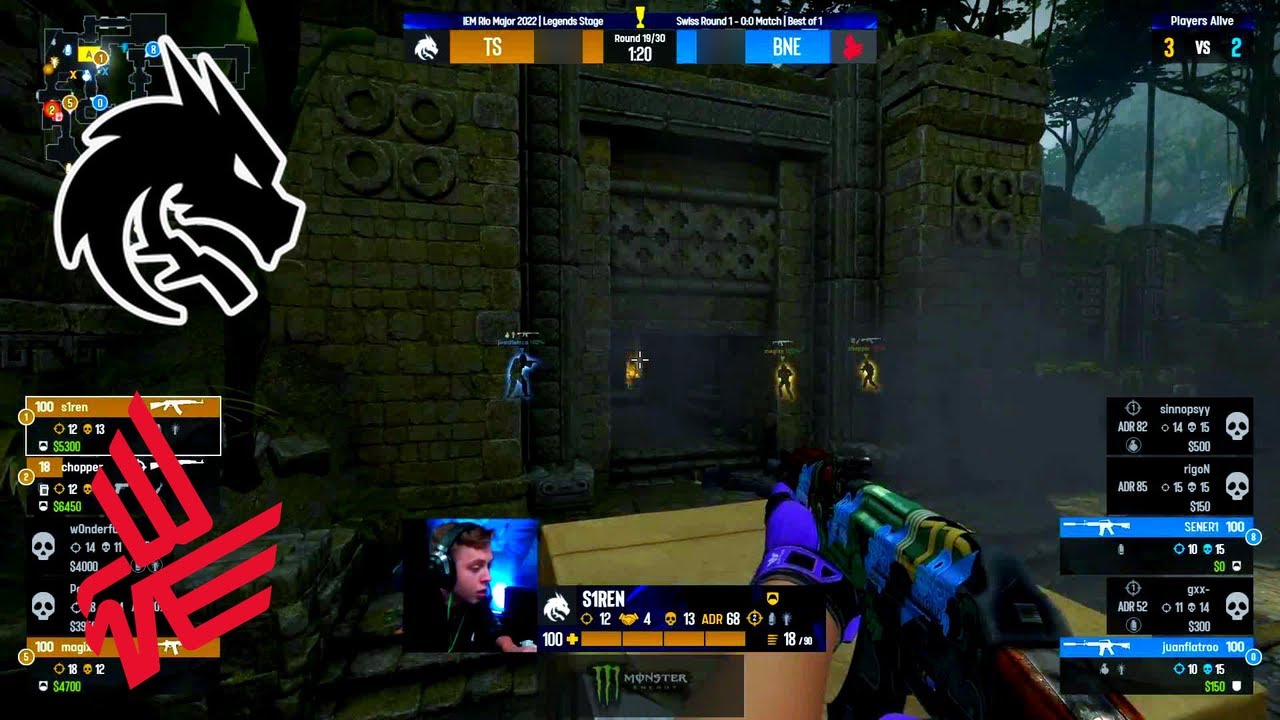 Spirit vs Bad News Eagles | Highlights | IEM Rio Major 2022 - Legends Stage