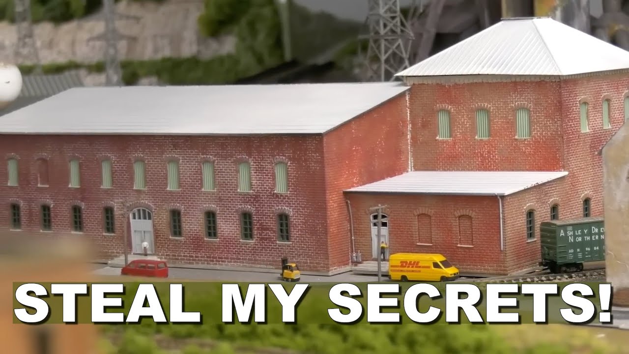 Model Railroad BUILDING TRICKS! Kitbash, Paint & Decals! MADE EASY!