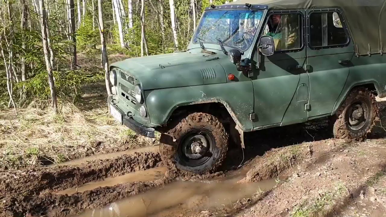 Возможности стокового УАЗа на ВОЕННЫХ МОСТАХ. Часть 2 (Больше грязи)