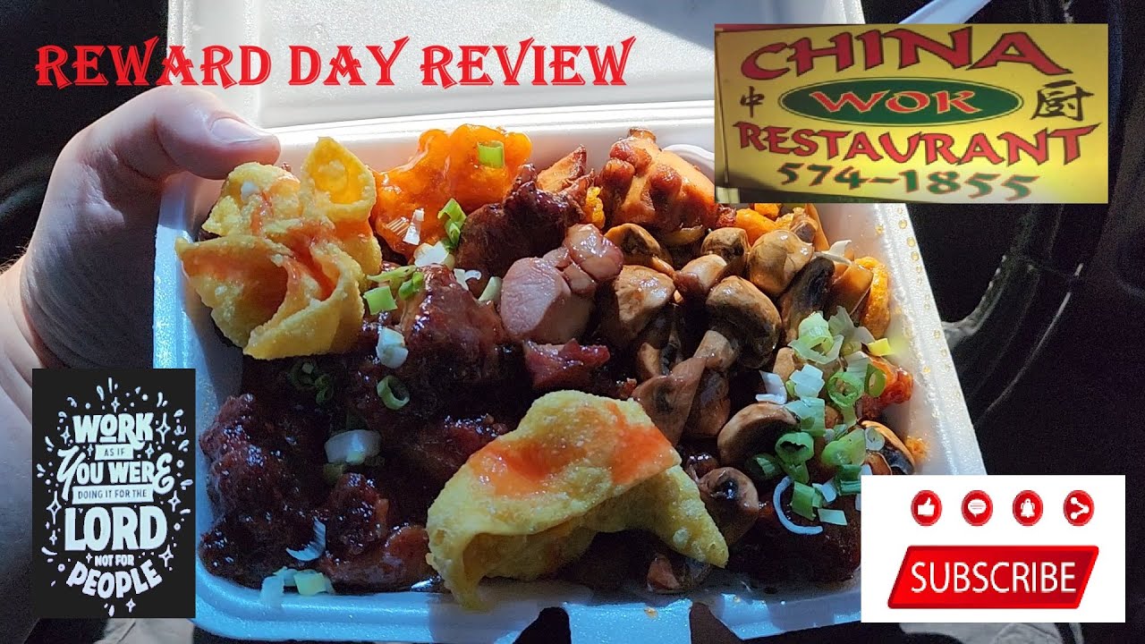 CHINA WOK Chinese Buffett. A Reward Day Review.