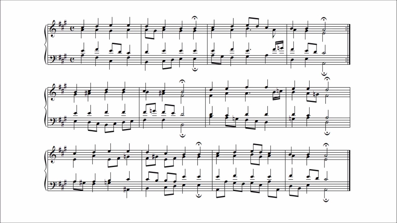 Bach 371 Chorales, No.365 Werde munter mein Gemüte (Jesu, meiner Seelen Wonne)