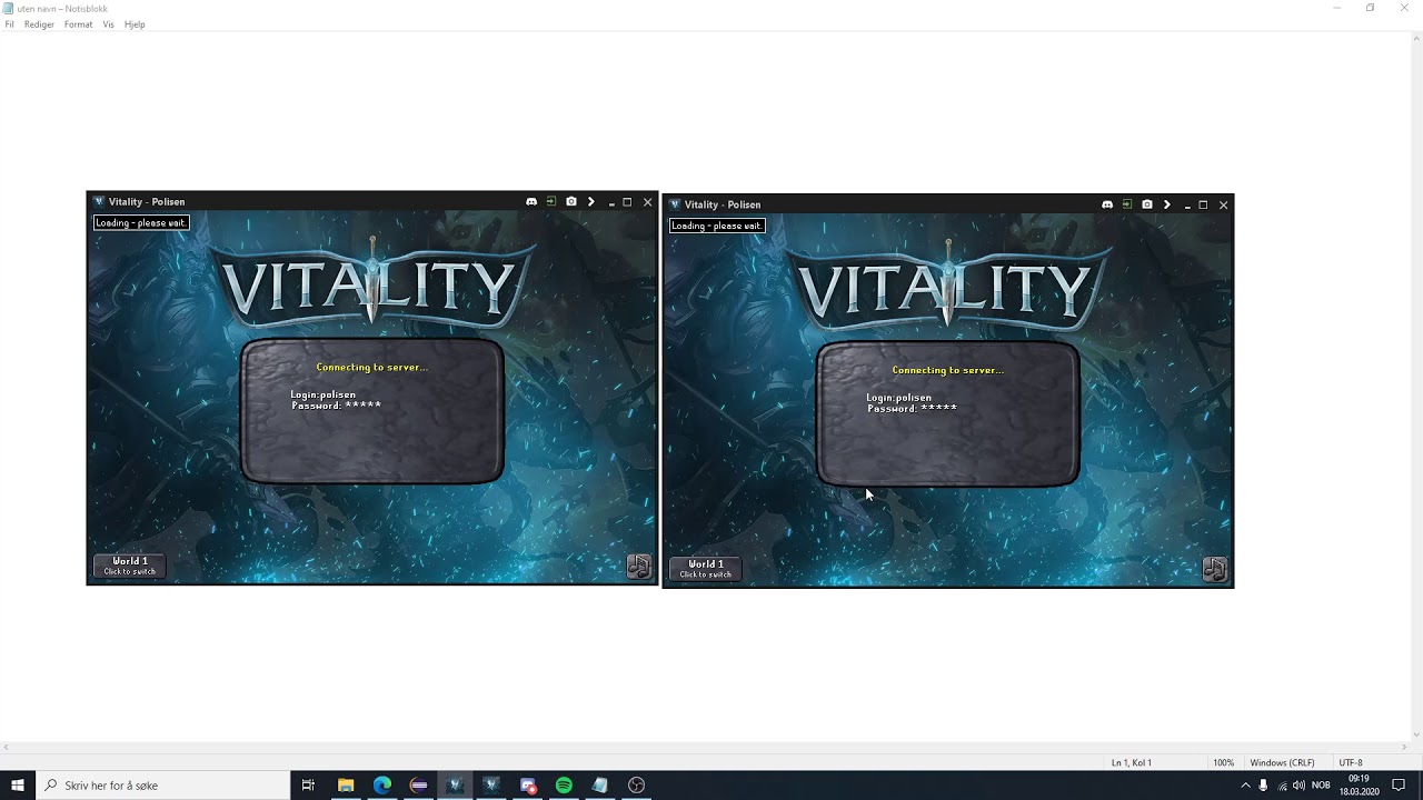 Vitality RSPS - Dupe