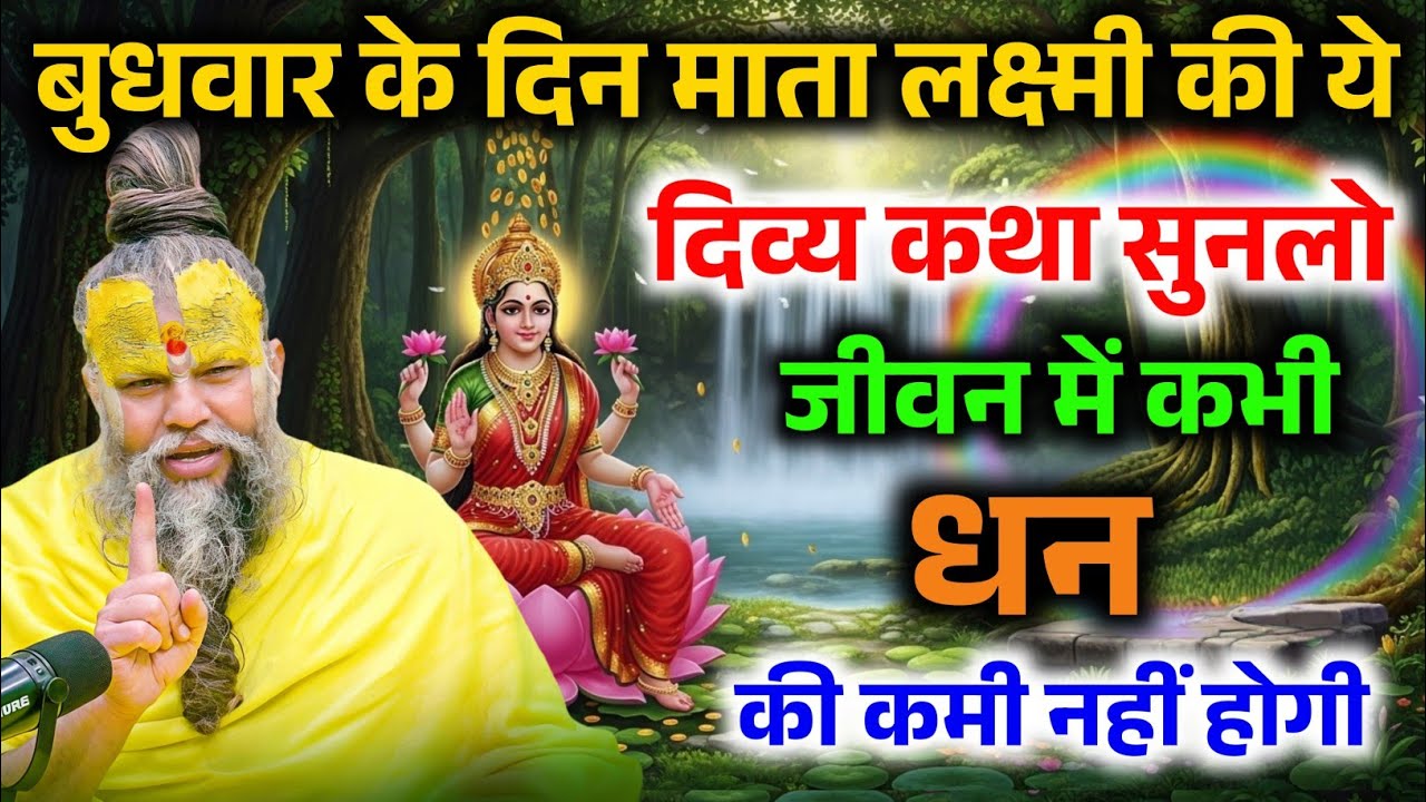 माता लक्ष्मी और गणेश जी कि यह पावन कथा सुन लो, कभी धन की कमी नहीं होगी ! Premanand Ji Maharaj