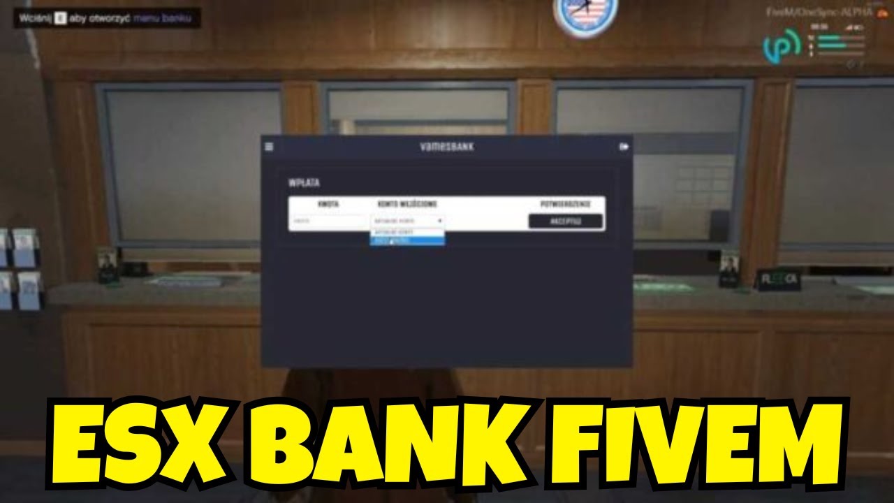 esx bank fivem | FiveM Scripting | FiveM Shop | GTA V