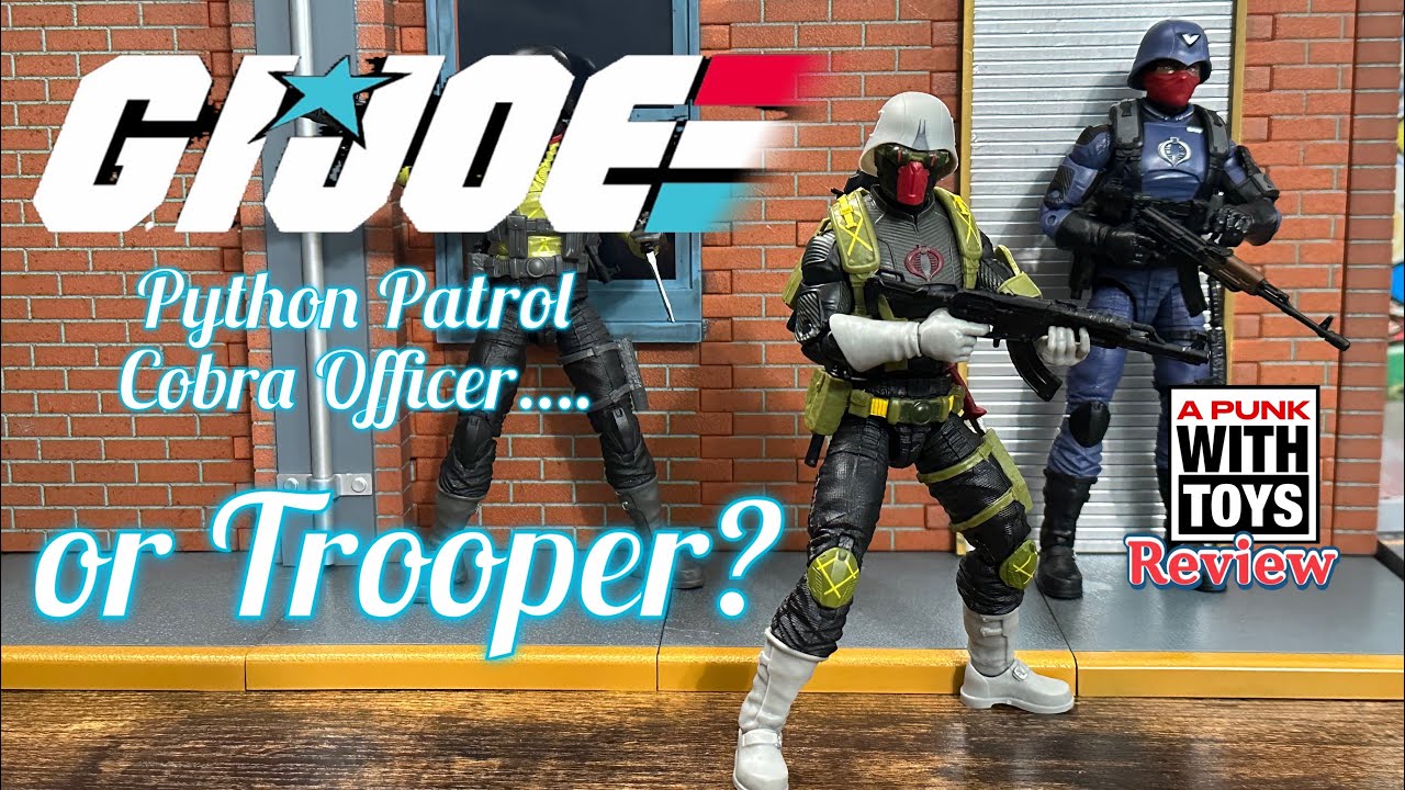 GI Joe Classified Python Patrol Cobra Officer or Trooper Review