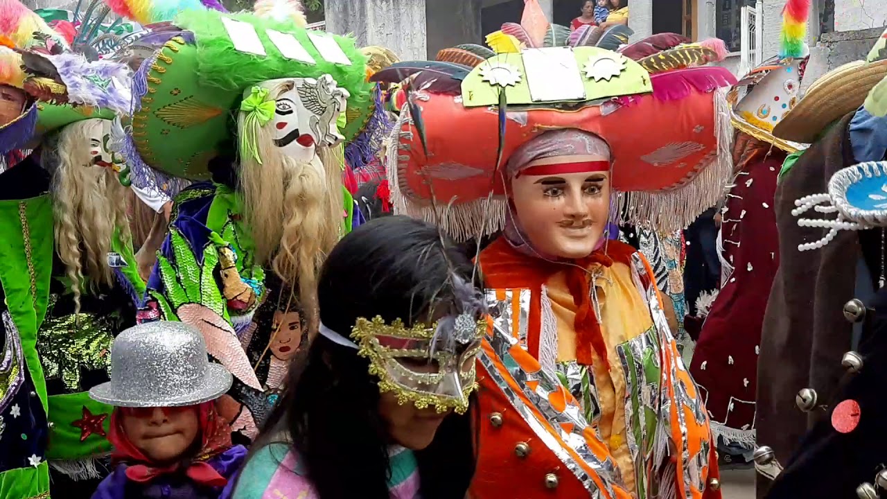 Carnaval huayacocotla 2019 100% cucuruchos barrió los pinos