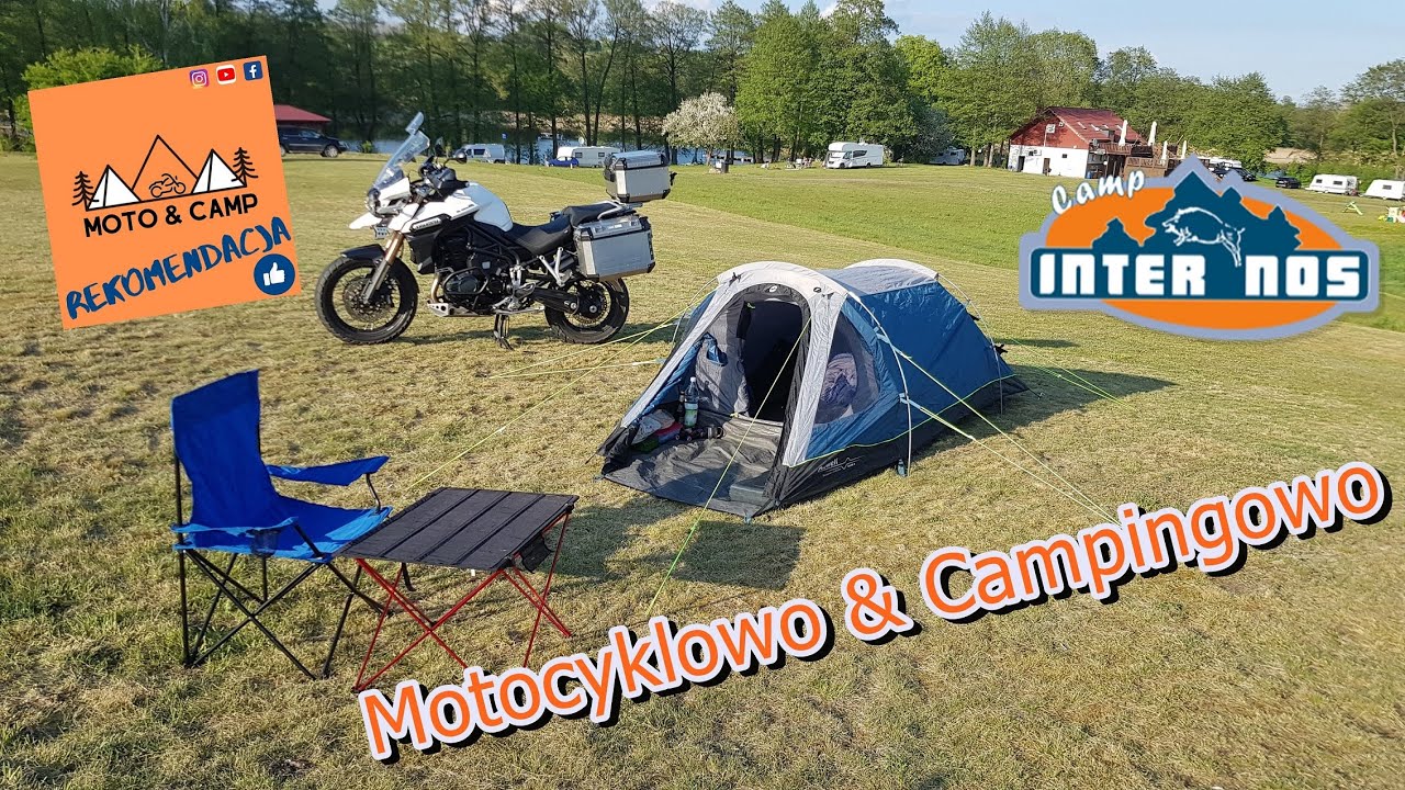 (4K) Mikro-wyprawa motocyklowa na Camping Inter-Nos